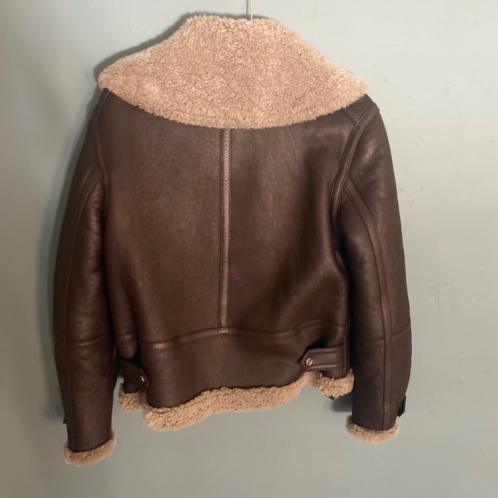 Helmut Lang Aviator Shearling Jacket - image 4